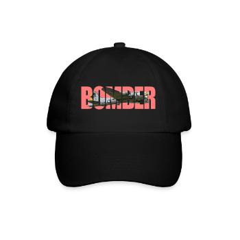 Bomber B-17 Flying Fortress - Baseballkappe - Schwarz/Schwarz - Vorne