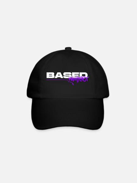 Based Mindset – Streetwear Graffiti Mentality - Baseballkappe - Schwarz/Schwarz