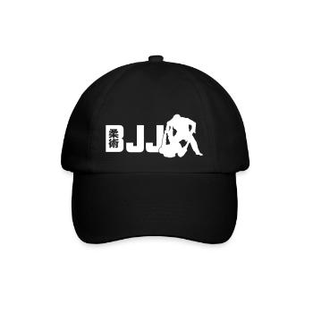 Brazilian Jiu-Jitsu - Baseballkappe - Schwarz/Schwarz - Vorne