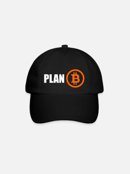 Plan B - Baseballkappe - Schwarz/Schwarz