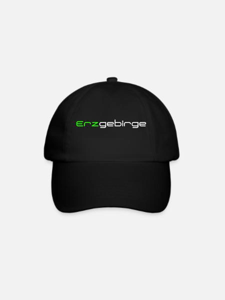 Erzgebirge - Baseballkappe - Schwarz/Schwarz