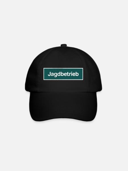 Jagdbetrieb – Jagdrevier & Revierarbeit - Baseballkappe - Schwarz/Schwarz