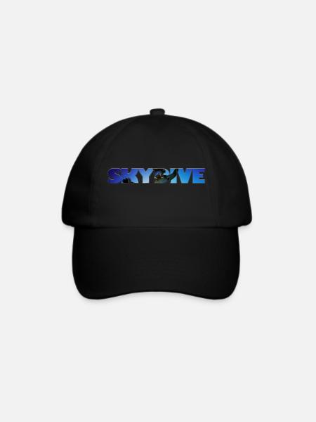 SKYDIVE - Baseballkappe - Schwarz/Schwarz