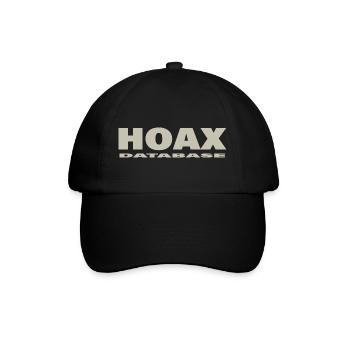 HOAX - Baseballkappe - Schwarz/Schwarz - Vorne