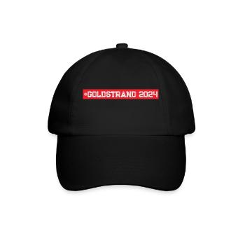 Goldstrand 2024 - Baseballkappe - Schwarz/Schwarz - Vorne