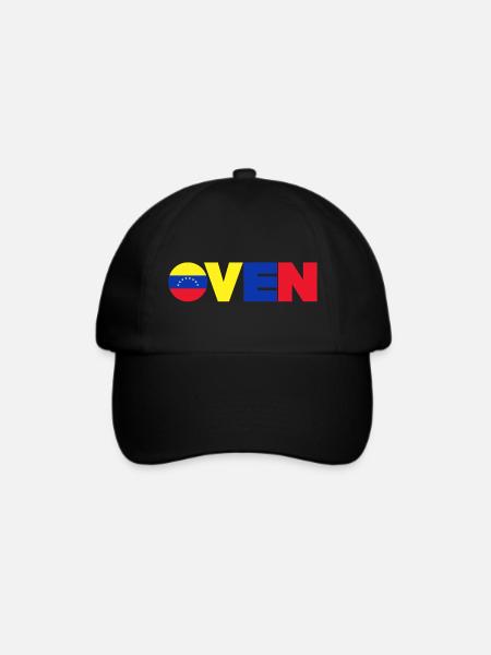 Venezuela - Baseballkappe - Schwarz/Schwarz