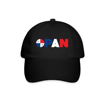 Panama - Baseballkappe - Schwarz/Schwarz - Vorne