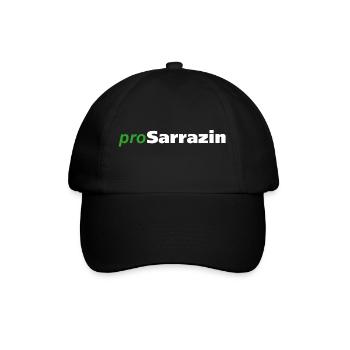 proSarrazin - Baseballkappe - Schwarz/Schwarz - Vorne