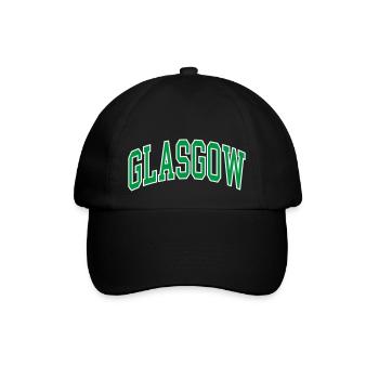Glasgow - Baseballkappe - Schwarz/Schwarz - Vorne