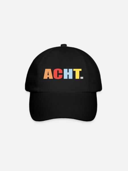 8. Geburtstag Geschenk Acht - Baseballkappe - Schwarz/Schwarz