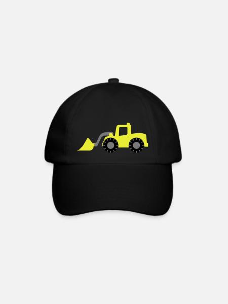 bagger - Baseballkappe - Schwarz/Schwarz