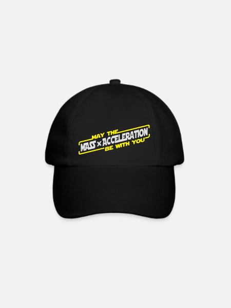 May the Force be with you - Baseballkappe - Schwarz/Schwarz