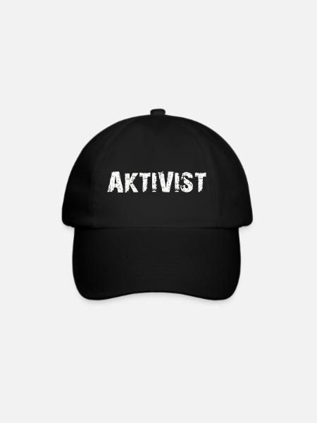 AKTIVIST - Baseballkappe - Schwarz/Schwarz