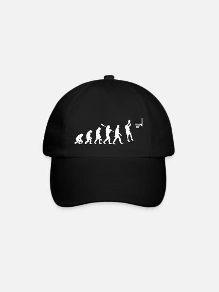 Entwicklung von Basketball - Baseballkappe - Schwarz/Schwarz