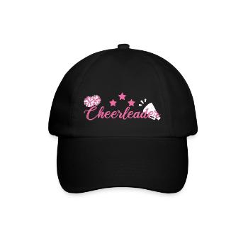 Cheerleader - Baseballkappe - Schwarz/Schwarz - Vorne