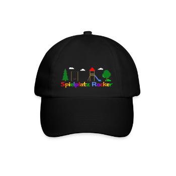 Spielplatz Rocker - Baseballkappe - Schwarz/Schwarz - Vorne