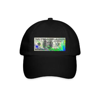 Dollar - Baseballkappe - Schwarz/Schwarz - Vorne
