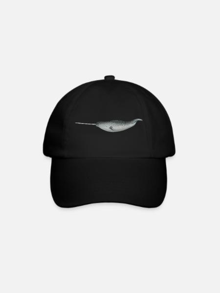 Narrwal - Baseballkappe - Schwarz/Schwarz