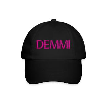 DEMMI | Remmi-Demmi | Partnerlook - Baseballkappe - Schwarz/Schwarz - Vorne