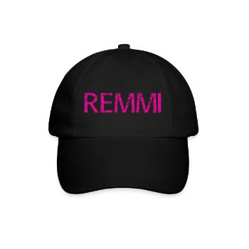 REMMI | Remmi-Demmi | Partnerlook - Baseballkappe - Schwarz/Schwarz - Vorne