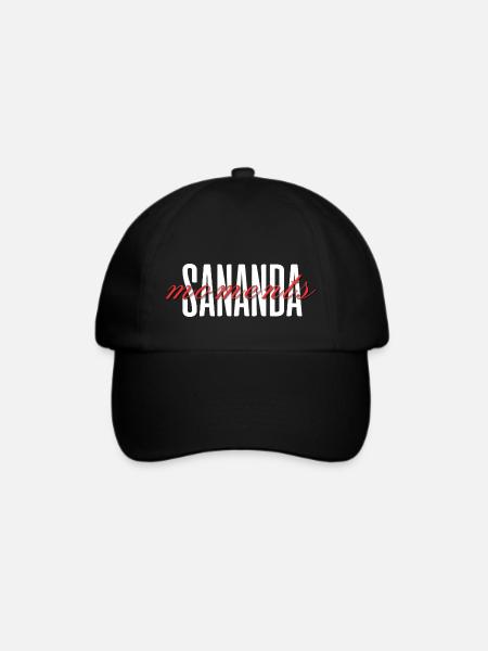 SANANDA moments - Baseballkappe - Schwarz/Schwarz