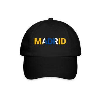 Madrid - Baseballkappe - Schwarz/Schwarz - Vorne