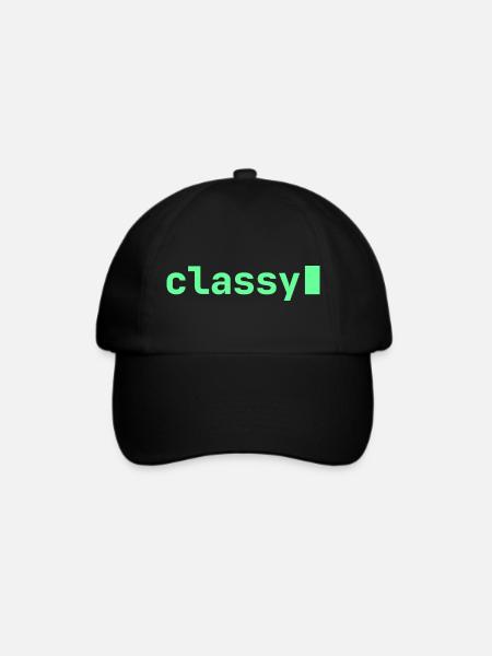 classy | Developer mood - Baseballkappe - Schwarz/Schwarz