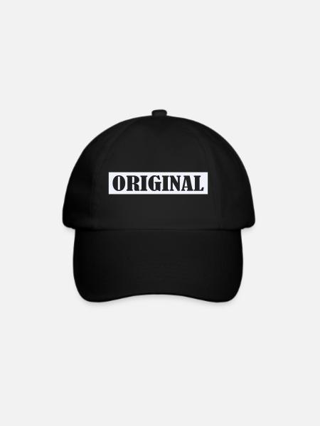original- - Baseballkappe - Schwarz/Schwarz