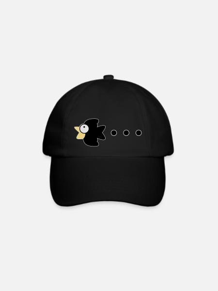 crow - Baseballkappe - Schwarz/Schwarz