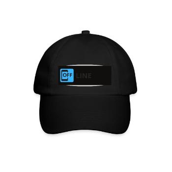 NICHT INLINE - Baseballkappe - Schwarz/Schwarz - Vorne