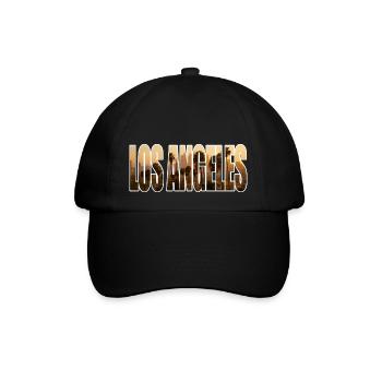 los angeles - Baseballkappe - Schwarz/Schwarz - Vorne