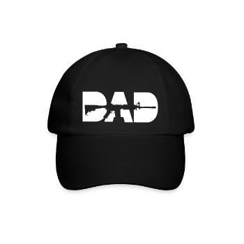 Schutz des Vaters - Baseballkappe - Schwarz/Schwarz - Vorne
