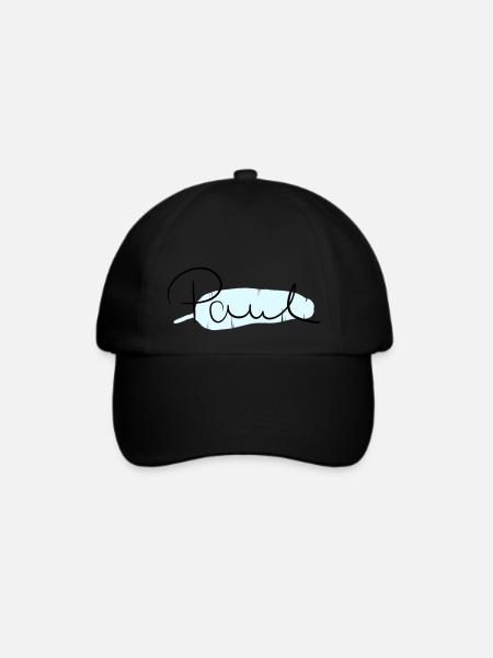 Paul - Baseballkappe - Schwarz/Schwarz