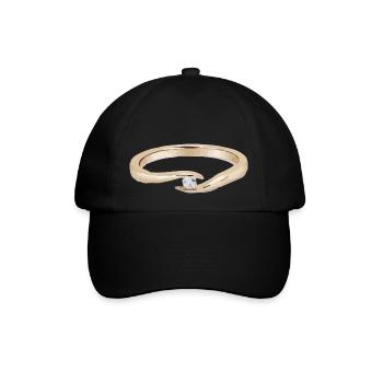 Ring - Baseballkappe - Schwarz/Schwarz - Vorne