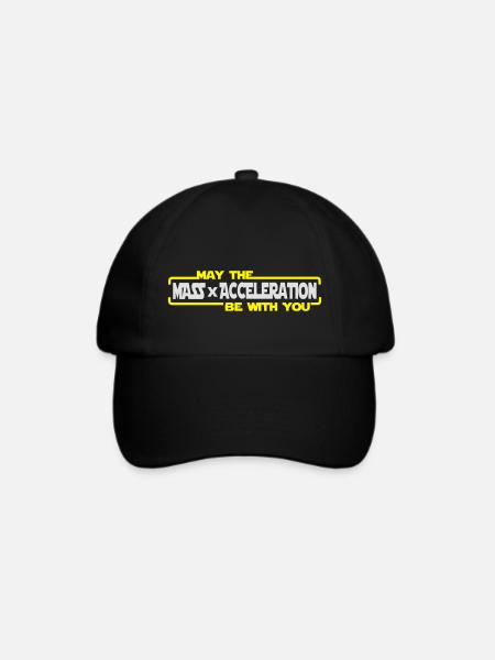 Möge die Kraft mit dir sein - Baseballkappe - Schwarz/Schwarz