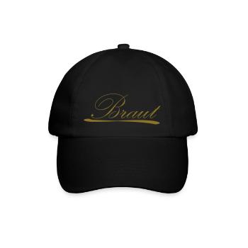 Braut - Baseballkappe - Schwarz/Schwarz - Vorne