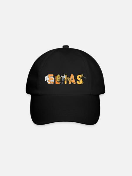 Elias - Baseballkappe - Schwarz/Schwarz