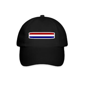 Holland - Baseballkappe - Schwarz/Schwarz - Vorne