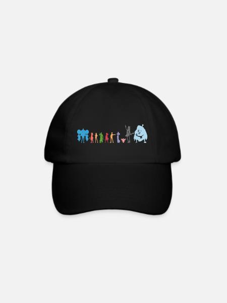 Crew Nakama - Baseballkappe - Schwarz/Schwarz