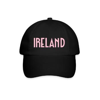 Irland - Baseballkappe - Schwarz/Schwarz - Vorne
