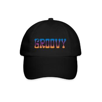 groovy - Baseballkappe - Schwarz/Schwarz - Vorne