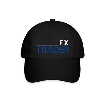 Trading Forex Trader Börse - Baseballkappe - Schwarz/Schwarz - Vorne