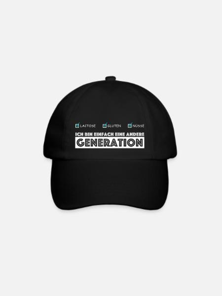 Ich bin einfach eine andere Generation | Sarkasmus - Baseballkappe - Schwarz/Schwarz