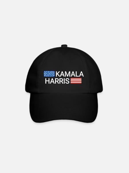KAMALA HARRIS Amerika - Baseballkappe - Schwarz/Schwarz