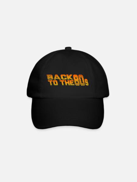 Take Me Back to 80's - Baseballkappe - Schwarz/Schwarz