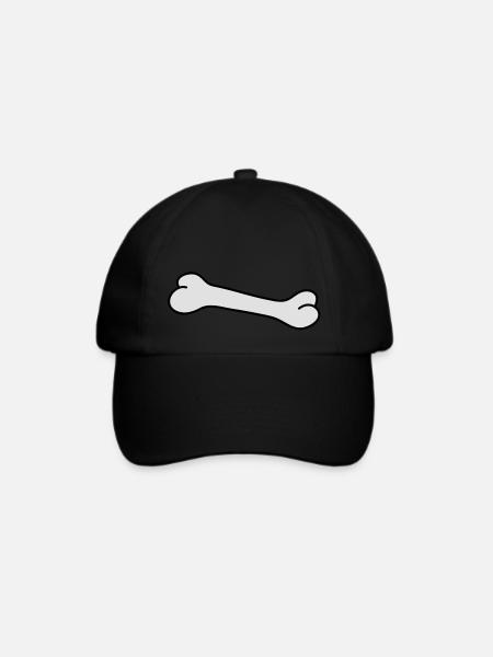 bone - Baseballkappe - Schwarz/Schwarz