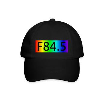 F84.5 - Spektrum - Baseballkappe - Schwarz/Schwarz - Vorne