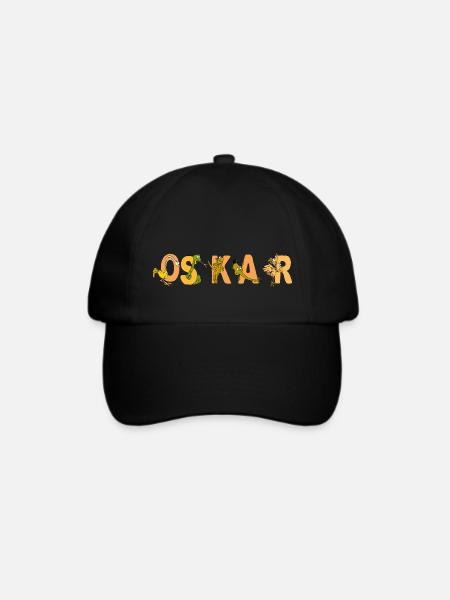 Oskar - Baseballkappe - Schwarz/Schwarz