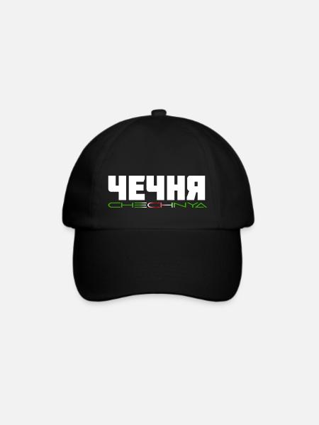 CHECHNYA Kyril - Baseballkappe - Schwarz/Schwarz