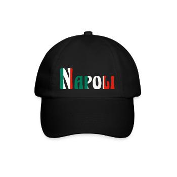 Napoli - Baseballkappe - Schwarz/Schwarz - Vorne